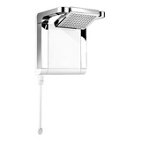 Chuveiro Elétrico De Parede Lorenzetti Acqua Ultra Star Branco-cromado 6800w 220v