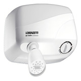Chuveiro Elétrico De Parede Lorenzetti Jet Turbo Multitemperaturas Branco 5500w 127v