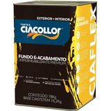 Ciaflex Tinta Emborrachada Preto 18 Kg