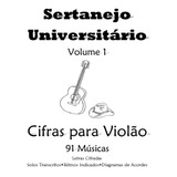 Cifras Sertanejo Universitário Vol.1 - 91