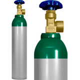 Cilindro De Oxigênio Medicinal Aluminio Vazio 1.68l Valvula