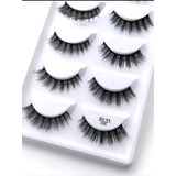 Cílios Postiços Mink 3d H16 Cartela Com 5 Pares 