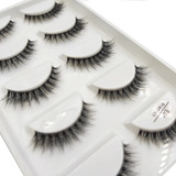 Cílios Postiços Premium Natural Base Transparente 