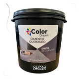 Cimento Queimado Cinza 23kg Textura Pronta