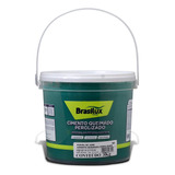 Cimento Queimado Perolizado Poeira De Jade 3kg Brasilux