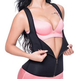 Cinta Ajustavel Modeladora Redutora Colete Com Zíper Mulher