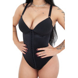 Cinta Body Com Bojo 6 Barbatanas Alta Compressão Super Refor