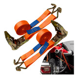 Cinta C/ Catraca Amarrar Jet Ski Moto Barco 800kg Kit 02un