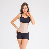 Cinta Corselet Emborrachada Modeladora Compressão Feminina E