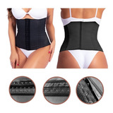 Cinta Cotton Modeladora Abdominal Emborrachada Esbelt Ref404