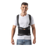 Cinta Ergonômica Com Suspensório Correção Proteção Costas 