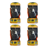 Cinta P/ Carga C/ Catraca Automatica 680kg - 3,6mx25mm - 4un