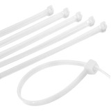 Cinta Plástica Abraçadeira Nylon Enforca Gato 7,6x300 - 50un Cor Branca