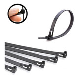Cinta Plástica Fita Braçadeira Enforca Gato 7,6x 30cm-100un