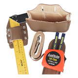Cinto Carpinteiro Couro Completo Profissional + Ferramentas