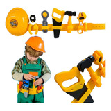 Cinto Construtor capacete ferramenta Brinquedo Infantil