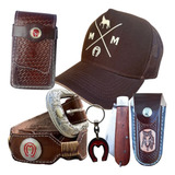  Cinto Country Bone Capinha + Bainha E Canivete Mega Oferta