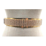 Cinto Faixa Elastico Com Placa De Strass Feminino Ed1025p