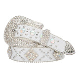 Cinto Feminino Country Strass Brilho Ponteira Qualidade