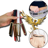 Cinto Fino Fivela Alongada Feminino Tendência Kit 3 Cintos U
