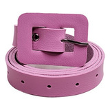 Cinto Infantil Meninas Criança De Couro Cor Rosa