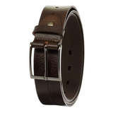 Cinto Masculino 100% Couro Legitimo Largo Casual Social 4380 Cor Café Tamanho 90