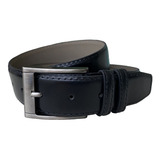 Cinto Masculino Couro Legítimo Forro 100% Policloreto Fasolo Cor Preto Tamanho 105
