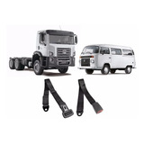 Cinto Segurança 2 Pontos Kombi Caminhão Universal - 3 Peças