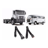 Cinto Segurança 2 Pontos Kombi Caminhão Universal - 3 Peças