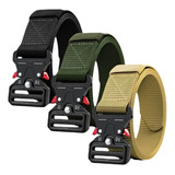 Cinto Tático Com Fivela De Metal Engate Rápido Militar 