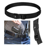 Cinto Tático Hanger Para Porte Velado Preto Invictus