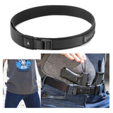 Cinto Tático Invictus Porte Velado - Hanger Preto Acombat 