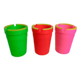 Cinzeiro Copo Butt Bucket Automotivo Carro Brilhante Brilha