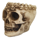 Cinzeiro Crânio Caveira Esqueleto Skull Decorativo Resina