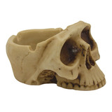 Cinzeiro Crânio Esqueleto Caveira Em Resina
