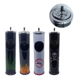 Cinzeiro De Metal Anticheiro 15x45 - Decoração De Chão