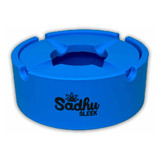 Cinzeiro De Silicone Pequeno Redondo C/ Tampa