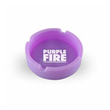 Cinzeiro Silicone Purple Fire Neon Brilha No Escuro