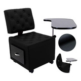 Cirandinha Cadeira Manicure Salão Com Mesa Completa