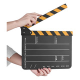 Claquete Acrílico Apagar A Seco Diretor Filme Tv Corte