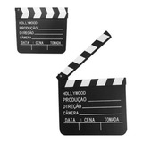 Claquete De Madeira 30x28cm Enfeite Decorativo Cinema Top