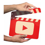 Claquete Para Gravação Yotuber Cinema