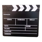Claquete Profissional Português Estúdio Cinema Tv Decoração