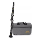 Clarinete Dominante Em Sib Com 17 Chaves C/case Original 