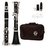 Clarinete Eagle Cl04 Sib 17 Chaves Com Estojo