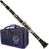 Clarinete Eagle Cl04n Em Sib 17