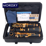 Clarinete Em Si Bemol 17 Chaves (dourada) - Ccb