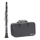 Clarinete Harmonics 17 Chaves Bb (si Bemol) Case Extra Luxo