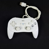 Classic Controler Pro Branco Original Nintendo Wii Faço 182