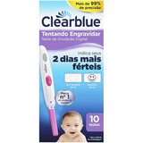 Clearblue Teste De Ovulação Digital 10 Tiras Envio Imediato